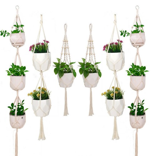 Macrame plant hanger garden - hanger,