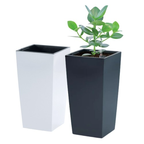 Tall planter plant pot - tall, flower