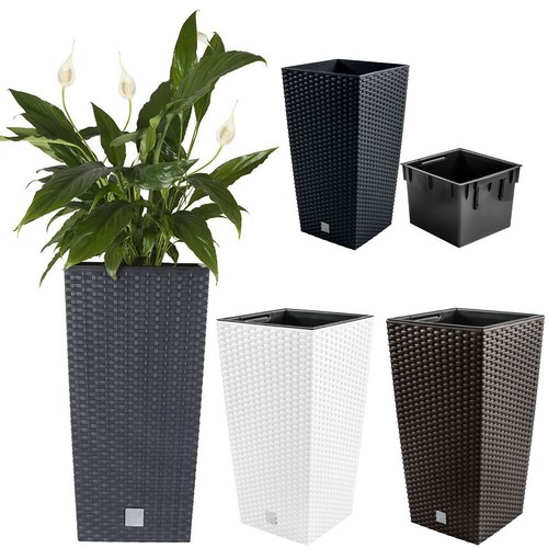 Tall planter flower pot - planter,