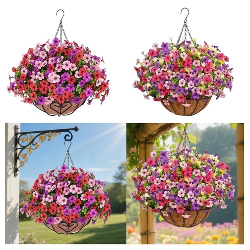 Artificial flowers basket - artificial,