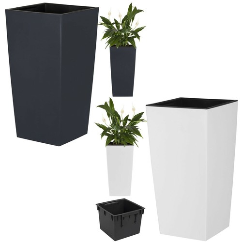 Tall planter flower pot - flower, with