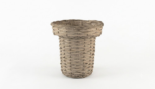 Natural willow round planters - willow,