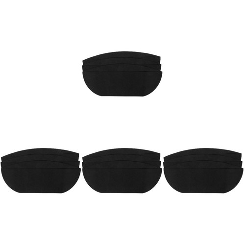 Black felt plant - black,