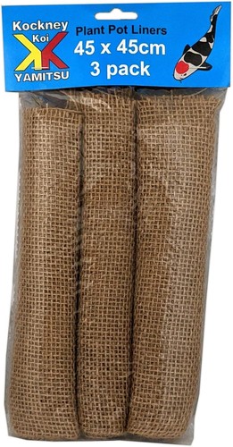 Hessian pot liners 45cm - x,