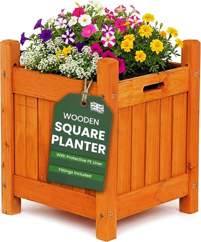 Garden planter with liner - garden,