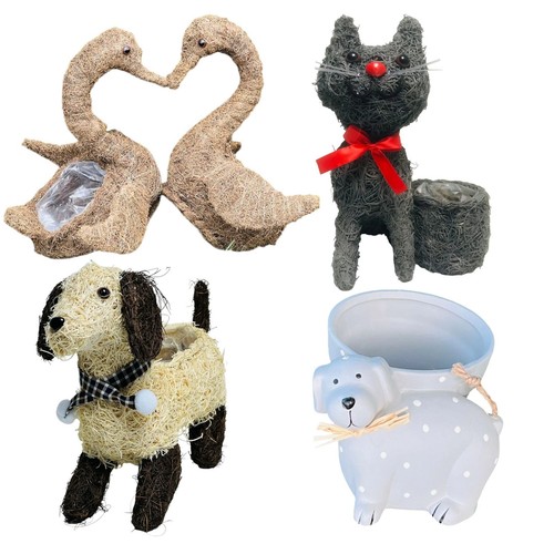 Animal shaped hay - animal, planters